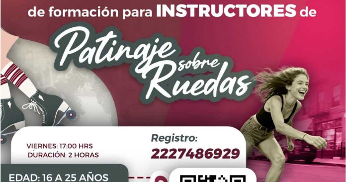 Impulsa Pepe Chedraui curso para instructoras e instructores de patinaje sobre ruedas