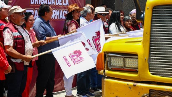 Con Brigadas de la Transformaci&oacute;n, rehabilitan espacios en San Pedro