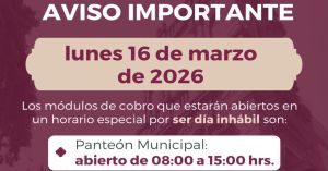 Informa Gobierno de Pepe Chedraui m&oacute;dulos de cobro y atenci&oacute;n de servicios para el 16 de marzo