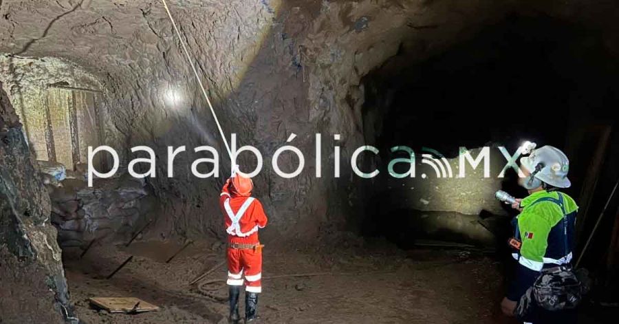 Refuerzan estructura en la mina Santa Fe para facilitar rescate de mineros en Sinaloa