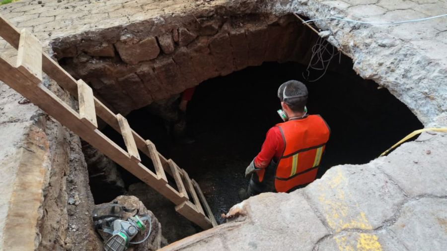 Comuna desazolvar&aacute; la b&oacute;veda pluvial del Centro de Zacatl&aacute;n