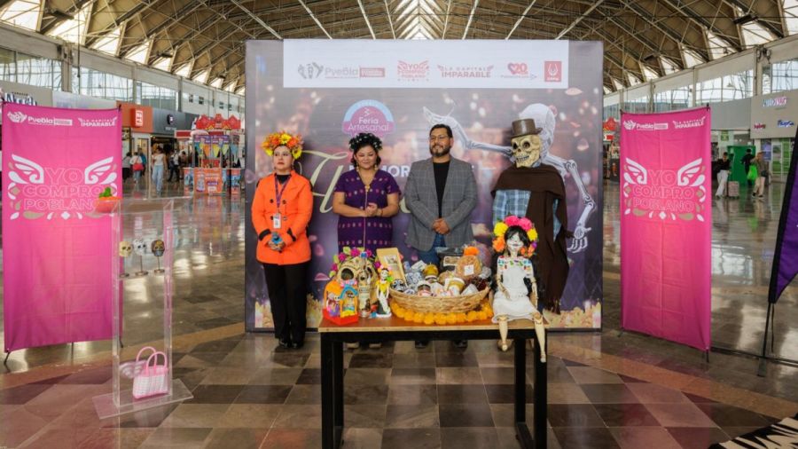 Con ADO, exponen productos poblanos en mercadito de la CAPU