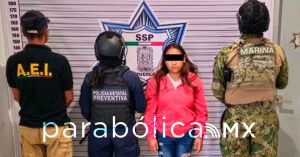 Detienen con labores de inteligencia a presunta extorsionadora en Xonacatepec