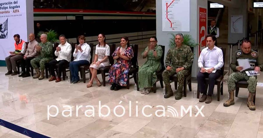 Inaugura Sheinbaum el tren "Felipe &Aacute;ngeles" Buenavista-AIFA