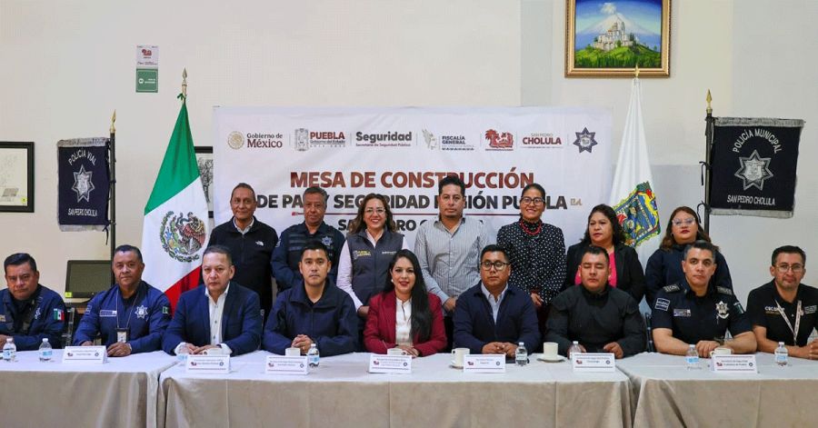 Consolida San Pedro Cholula estrategias de seguridad