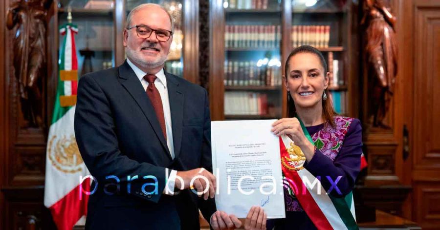 Recibe Sheinbaum cartas credenciales de cinco embajadores, entre ellos de Cuba
