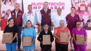 Entrega Chedraui m&aacute;s de 3 mil apoyos alimentarios en La Libertad