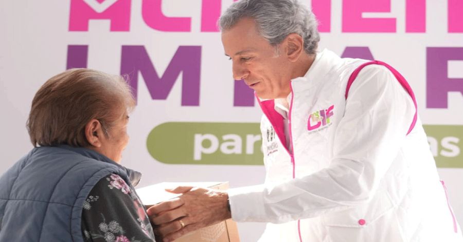 Entregan Pepe Chedraui y MariElise Budib apoyos alimentarios a las familias poblanas