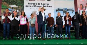Encabeza Armenta la entrega de apoyos para la microrregi&oacute;n de Huejotzingo