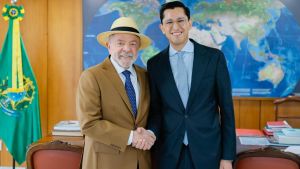 Visita canciller mexicano a Lula da Silva en Brasil