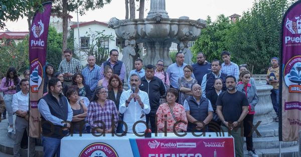 Entrega Gobierno de Pepe Chedraui mantenimiento integral de la fuente del Parque Habana