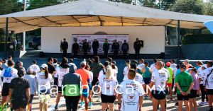 Realizan la carrera y programa en la XXV Zona Militar por el 7&ordm; aniversario de la Guardia Nacional