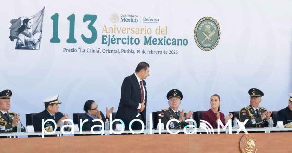 Acompa&ntilde;a Armenta a Sheinbaum en la conmemoraci&oacute;n del D&iacute;a del Ej&eacute;rcito Mexicano