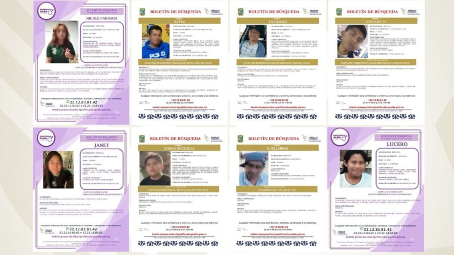 Corrobora FGE localizaci&oacute;n con vida de ocho personas en Puebla