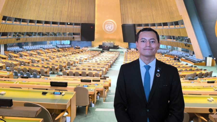 Participa estudiante BUAP en foro mundial de la ONU