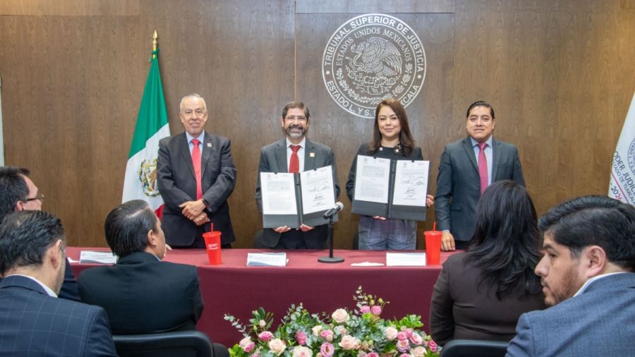 Firman convenio IBERO Puebla y Tribunal Superior de Justicia de Tlaxcala