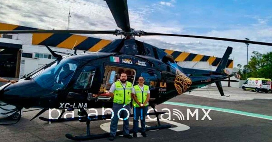 Coordina SUMA traslado a&eacute;reo de paciente accidentado desde Acatl&aacute;n