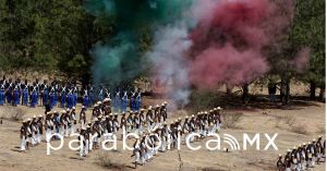 Realizan la escenificaci&oacute;n de la Batalla del 5 de Mayo de 1862