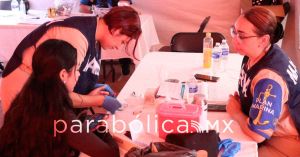 Llegan a Ahuazotepec salud y prevenci&oacute;n con apoyo de Marina y Defensa