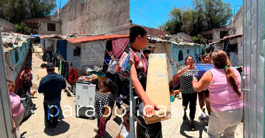 Entrega gobierno de Pepe Chedraui enseres a familias afectadas por las lluvias