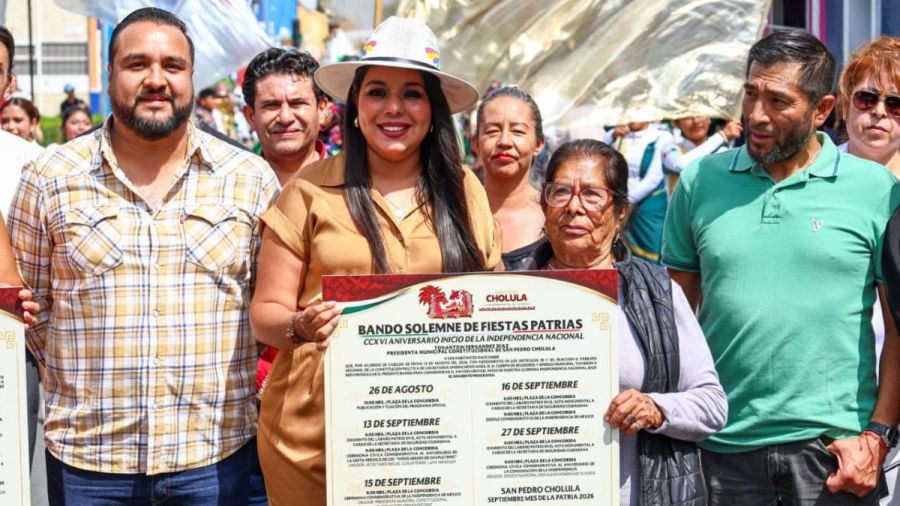San Pedro Cholula se prepara para las Fiestas Patrias: alcaldesa