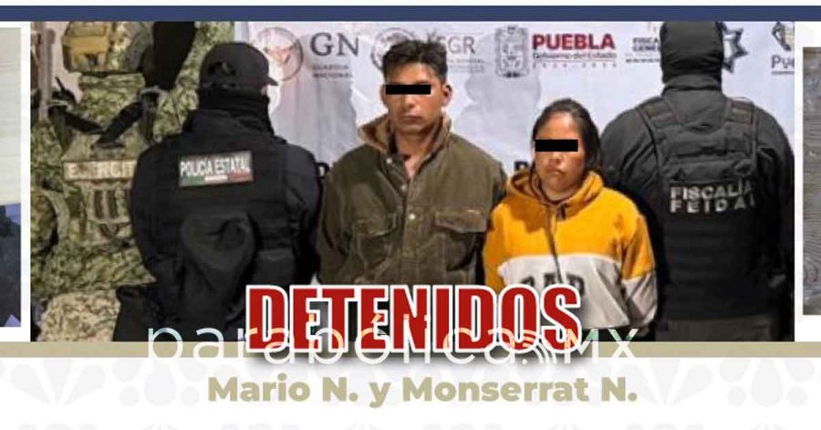 Reporta Fiscal&iacute;a la detenci&oacute;n de dos narcomenudistas en Atlixco