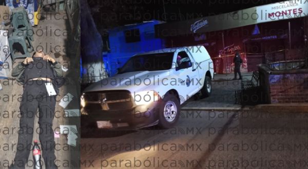 Asesinan a tendero en Santa Rita Tlahuapan; le dejan mensaje amenazante