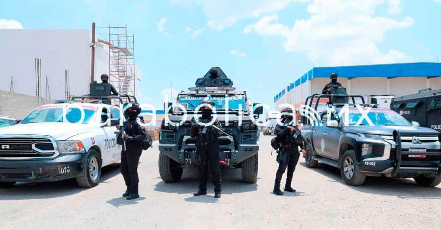 Refuerza SSP vigilancia con operativo tierra-aire en Tecamachalco y Huixcolotla