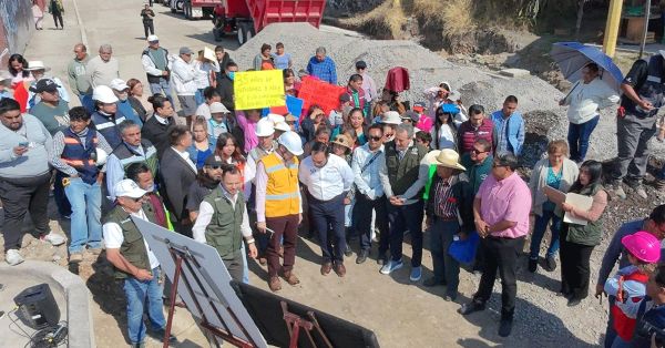 Supervisa Pepe Chedraui trabajos de rehabilitaci&oacute;n vial en Camino Viejo a Balcones