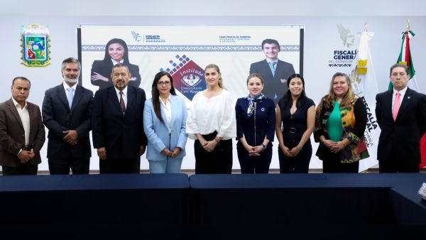Firma FGE convenios con universidades para formaci&oacute;n de estudiantes