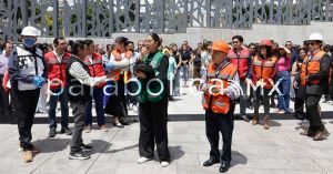 Se Congreso de Puebla al Simulacro Nacional 2026 en ejercicio sin legisladores