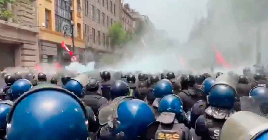 Escala violencia la CNTE a poco m&aacute;s de una semana de inaugurar el Mundial