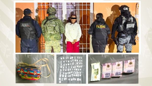 Durante cateo en Huauchinango, decomisan droga y atrapan a mujer