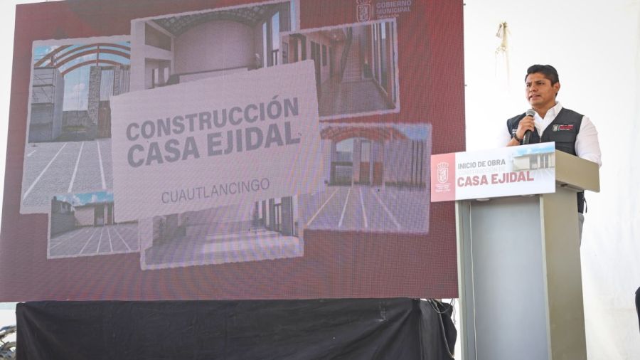 Arranca edil Omar Mu&ntilde;oz construcci&oacute;n de nueva Casa Ejidal