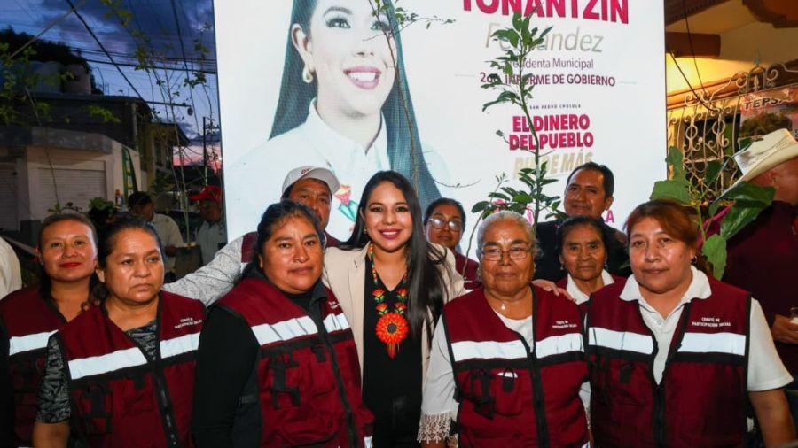 Contin&uacute;a Tonantzin Fern&aacute;ndez con informes en juntas auxiliares