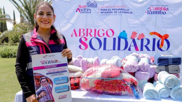 Presenta Lupita Cuautle la campa&ntilde;a &ldquo;Abrigo Solidario&rdquo; en San Andr&eacute;s
