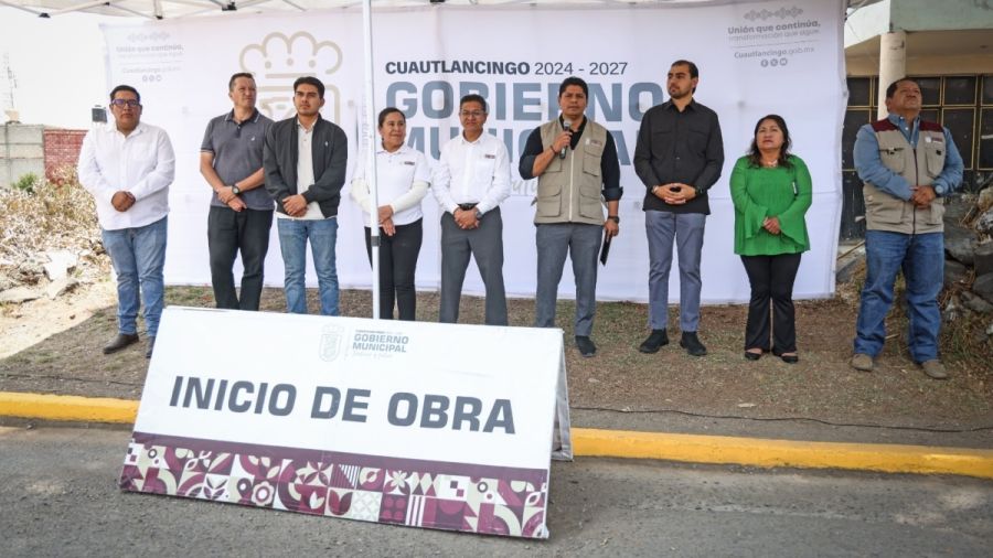 Resultados en seguridad permiten impulsar obras en Cuautlancingo: edil