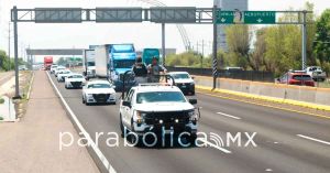 Blinda Guardia Nacional autopistas que cruzan Puebla con el operativo "Cero Robos"