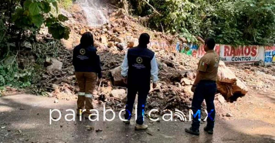 Atiende PC de manera inmediata afectaciones por lluvias en Amixtl&aacute;n