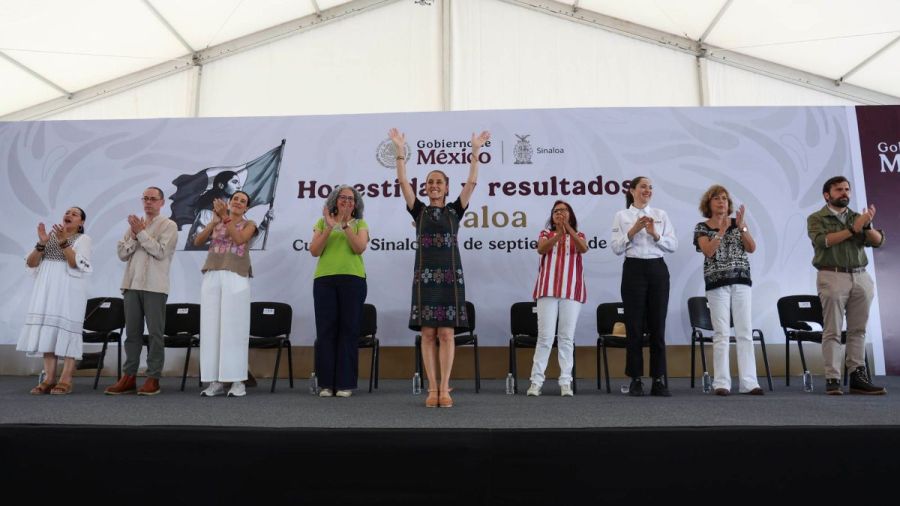 Atender&aacute; Gabinete federal a la poblaci&oacute;n de Sinaloa: presidenta