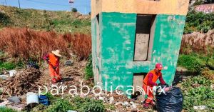 Recibe limpieza en el Vaso Regulador Santuario ante temporada de lluvias: Ayuntamiento