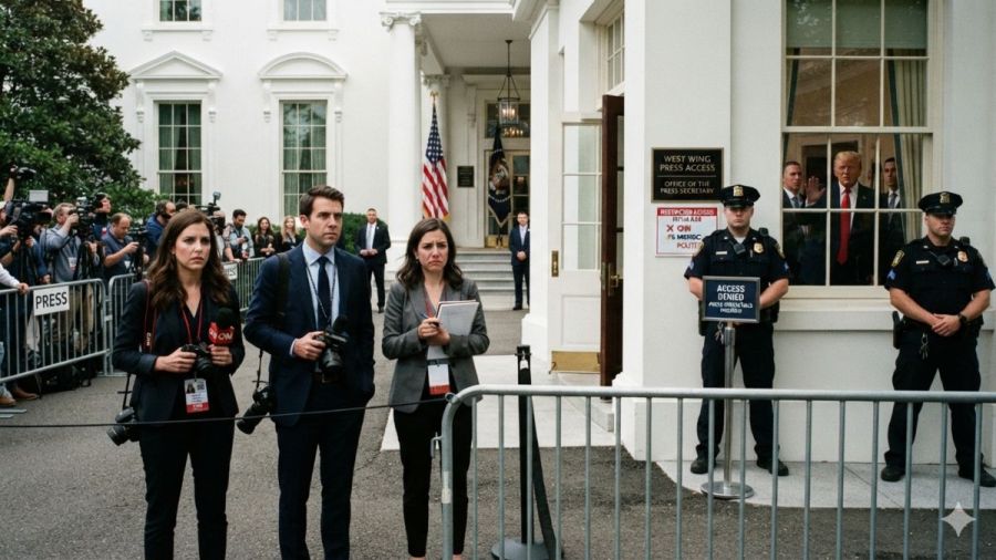 Veto general y demandas: el nuevo frente entre la prensa y Trump