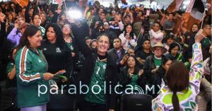 Celebran Sheinbaum, Armenta y Chedraui el triunfo de M&eacute;xico ante Ecuador