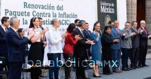 Celebra Sheinbaum la renovaci&oacute;n del Paquete Contra la Inflaci&oacute;n y la Carest&iacute;a (PACIC)