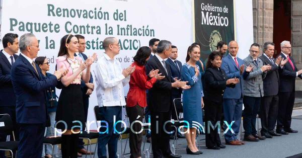 Celebra Sheinbaum la renovaci&oacute;n del Paquete Contra la Inflaci&oacute;n y la Carest&iacute;a (PACIC)