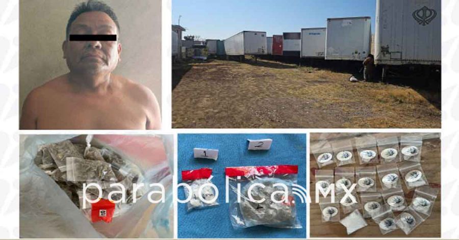 Asegura FGE un inmueble, veh&iacute;culos y droga tras cateo en San Pedro Cholula