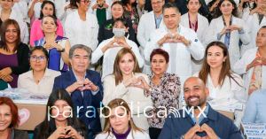 Encabeza Ceci Arellano la entrega de insumos en el Hospital de la Ni&ntilde;ez Poblana