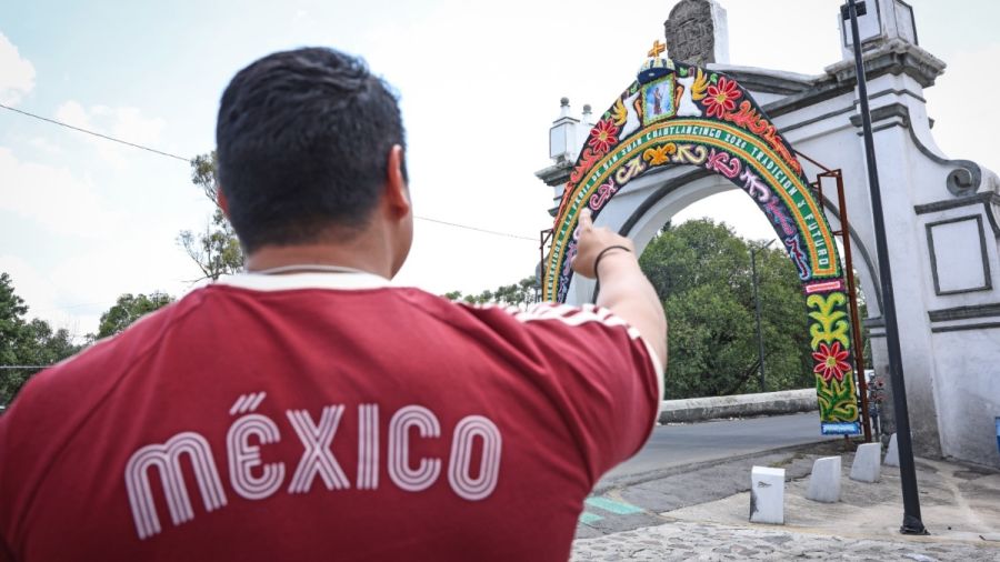 Con enflorado, muestra alcalde los l&iacute;mites de Cuautlancingo