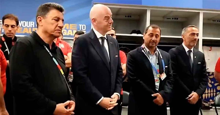 "Somos la naci&oacute;n m&aacute;s oprimida del Mundial", recimina Ir&aacute;n de frente a Gianni Infantino