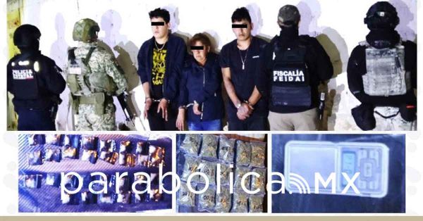 Desarticula la FGE banda de narcomenudistas en Tetela de Ocampo